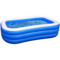 Inflatable kids swimming pool, family swimming pool, children swimming center, adult, baby, toddler, outdoor, garden, backyard