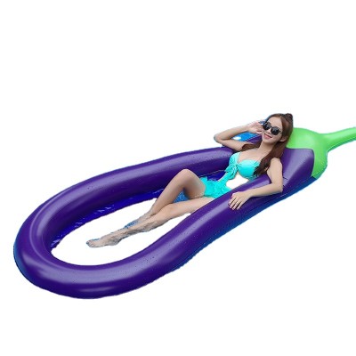 Mirakey pool float inflatable Eggplant pool bed pool inflatable for outdoor water entertainment