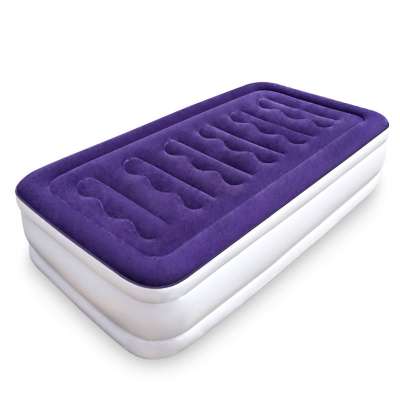 Mirakey Plastic Air Mattress skin-friendly flocking Air Bed With Built-in Electric