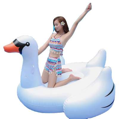 Mirakey white swan large inflatable water toys floating pool for fun